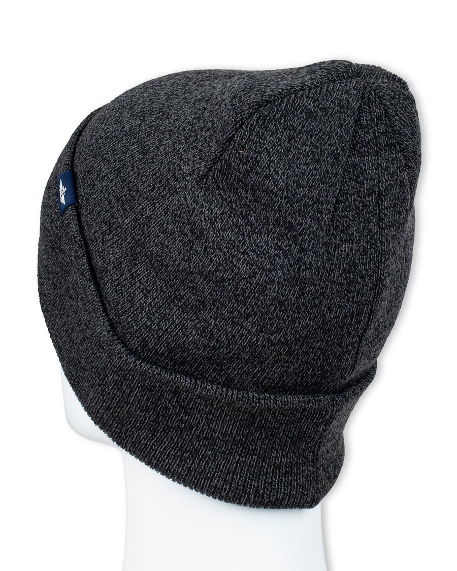 (image for) Outstanding Recycle 2 Tone Yarn Rib Knit 6 Dart Beanie